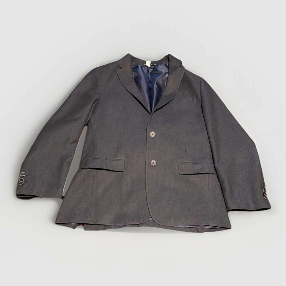 Tommy Hilfiger Navy Blazer Mens 40R Wool 2 Button Classic Jacket
